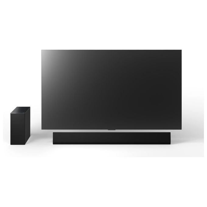 LG SG10TY Soundbar TV 3.1 Canali 420W Dolby Atmos Wi-Fi Subwoofer Wireless Design a Filo Muro 3.25cm colore Nero