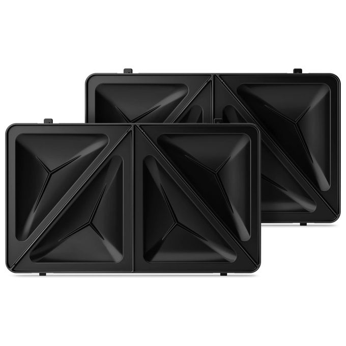 Philips HD2350-80 Serie 5000 Tostiera per Panini Sandwich e Waffle 3 Piastre Antiaderenti Removibili 750W colore Nero