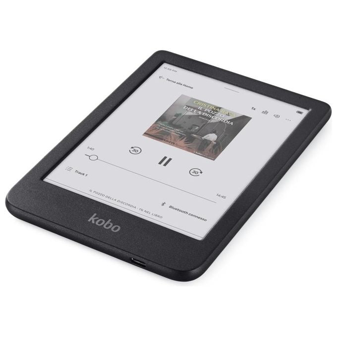 Rakuten Kobo Clara Colour, Lettore E-book, Touchscreen, 16 GB, Wi-Fi, Nero