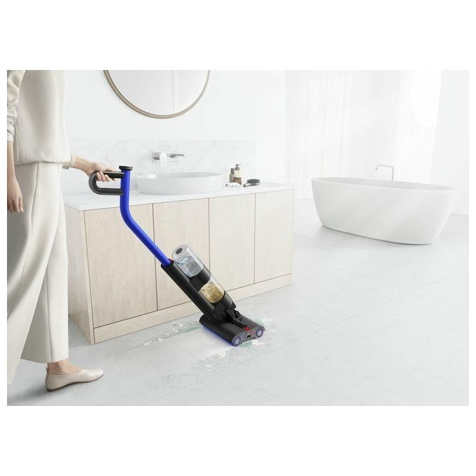 Dyson WR01 Wash G1 Aspirapolvere Lavapavimenti a Batteria Senza Sacco 1 L autonomia 35 min display LCD colore Nero Blu