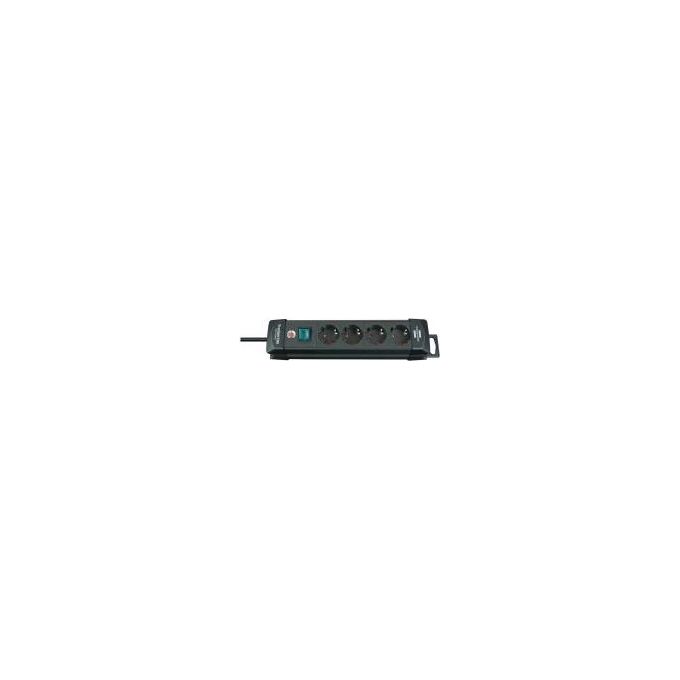 Brennenstuhl Presa Multipla 4 Uscite Premium-Line 1,8mt Nero
