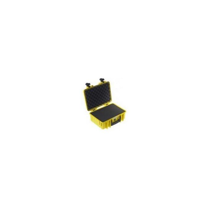 BandW International Type 4000 Custodia Rigida per Fotocamere da Esterni con Imbottitura Giallo