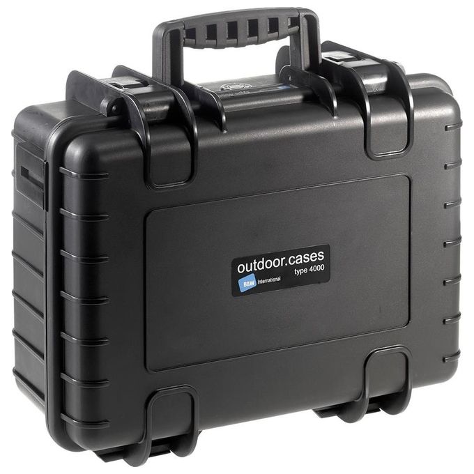 BandW International Type 4000 Custodia Rigida per Fotocamere da Esterni con Spugna Sintetica Nero