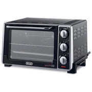 DeLonghi EO2079 Fornetto Elettrico Ventilato con Grill Convection Capacita' 20 Litri Potenza 1300 W 7 Funzioni   Nero