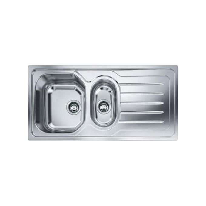 Franke Lavello Inox OLX 651 3 1-2 WWK gocciolatoio a destra 1 Vasca + vaschetta + scolapiatti 100 cm 101.0180.243