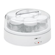 Clatronic JM3344 Yogurtiera 7 vasetti in vetro da 160 ml capacita' 1.1 L 14 W colore Bianco