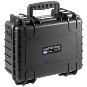 BandW International Type 3000 Custodia Rigida per Fotocamere da Esterni con Spugna Sintetica Nero