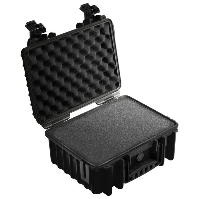 BandW International Type 3000 Custodia Rigida per Fotocamere da Esterni con Spugna Sintetica Nero