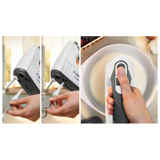 Bosch MMRP1000 Tritatutto 400 W ciotola 0,8 L lame acciaio inox lavastoviglie base antiscivolo colore Bianco