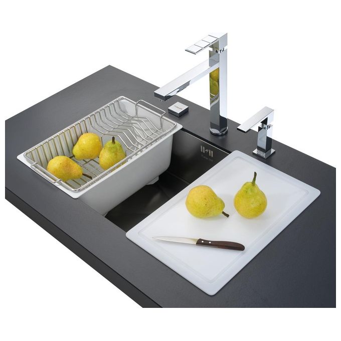 Foster 8153100 Vaschetta per Lavello in Polipropilene Accessorio Cucina 27.2x41.4 cm colore Bianco