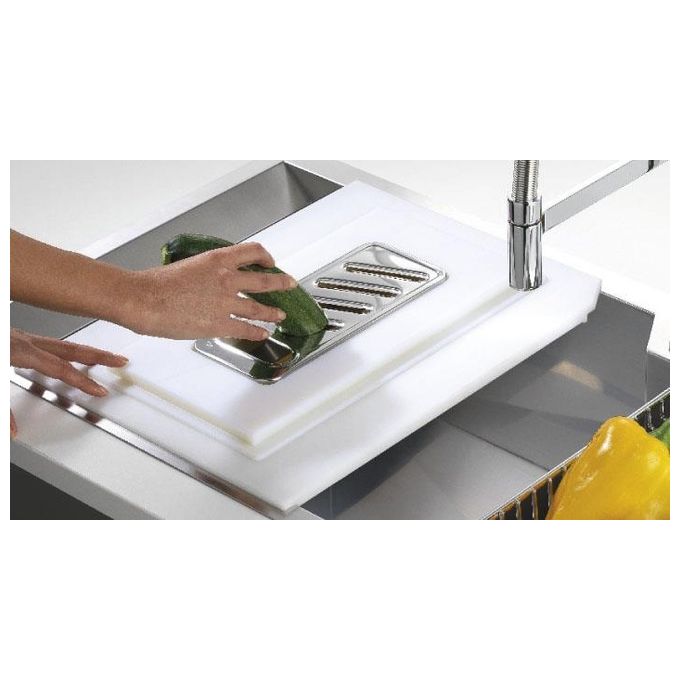 Foster 8644 101 Tagliere in HDPE Bianco 31.7 x 42.5 cm colore Bianco