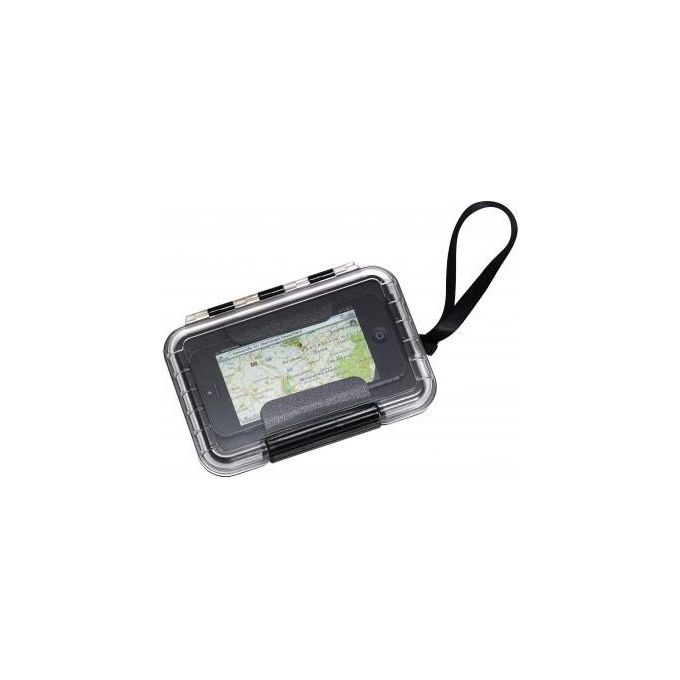 BandW Outdoor Case Type 200 Nero Trasparente con Inserti in Schiuma Inlay