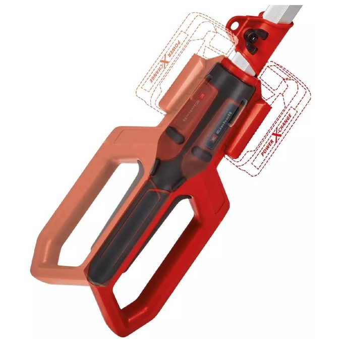 Einhell 3410585 GC-HH 18-45 Li T Tagliasiepi Telescopico a Batteria 18V lama 45cm 1400 tagli-min testina 7 posizioni Solo Body colore Nero