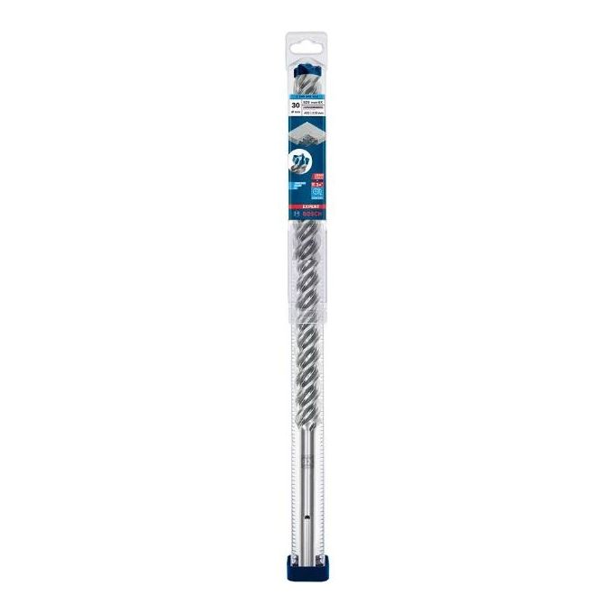 Bosch 2608900253 Expert Punta per trapano a percussione Hammer drill bit Diametro 30 mm Lunghezza totale 520 mm colore Nero