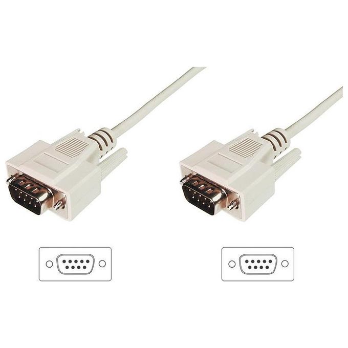 Digitus cavo prolunga per modem- mouse ecc. pin-to-pin (modem cable) 9 poli maschio-maschio mt.3 (ak 174 3m)