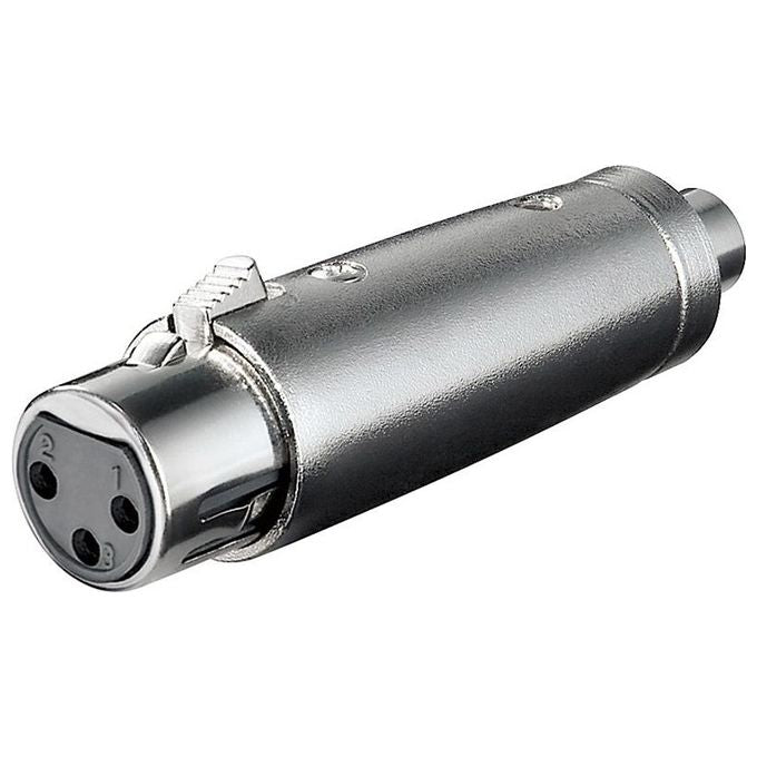 Wentronic Adattatore XLR Femmina 3 Poli RCA Femmina