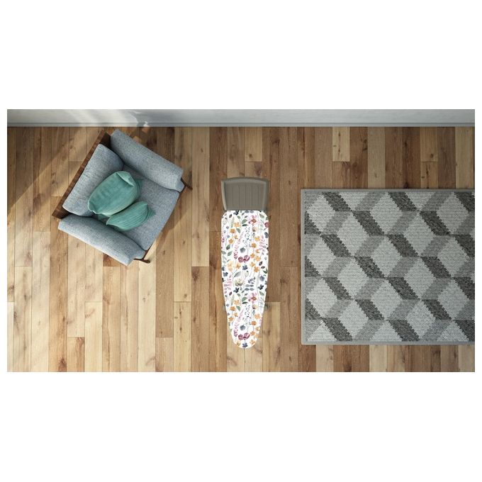 Colombo COP530 Foderina Copriasse da Stiro XL 2 Strati Cotone 100% Poliestere 250g-mq con Clip Fermanodo 140x55 cm colore Multicolore