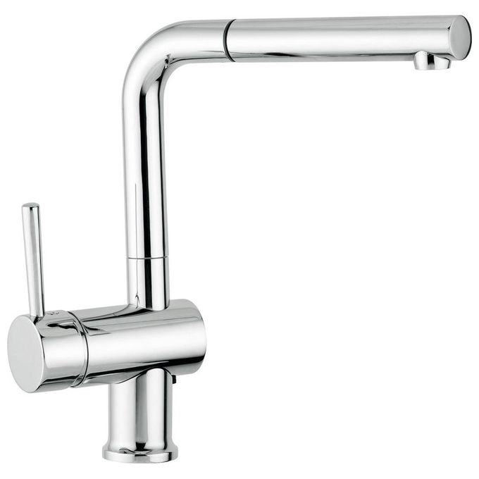 Foster 8483 001 Gamma Miscelatore Cucina Monocomando canna girevole 180° bocca estraibile colore Cromo