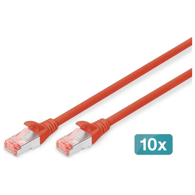 Digitus Professional Cavo di Rete 2mt Cat6 S-Ftp S-Stp Rosso