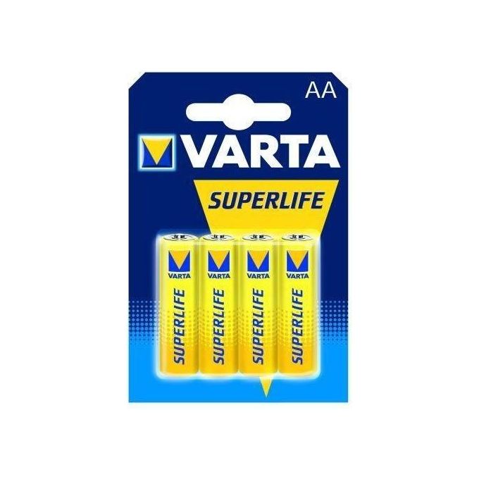 Varta Confezione 4 SuperLife Zinco Carbone AA