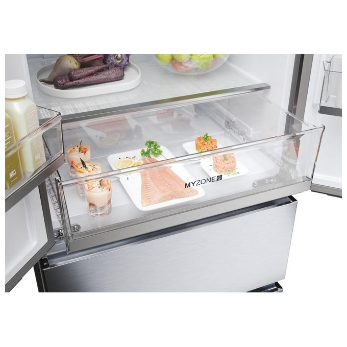 Haier HFR5719EWMG FD 70 Serie 5 Frigorifero Multidoor 444 L 190 cm Classe E 37 dB No Frost Dispenser Acqua colore Silver