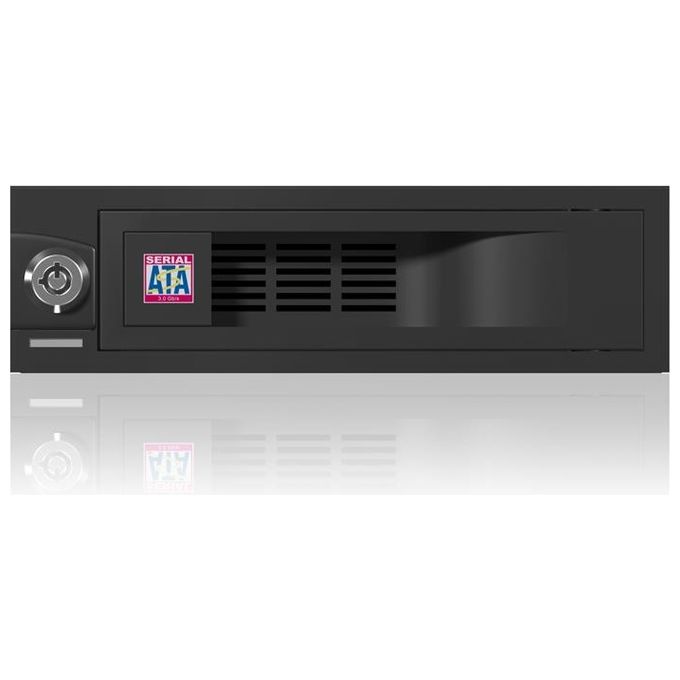 Icy Box IB-168SK-B Casseto Trayless SATA 3.5 pollici Nero