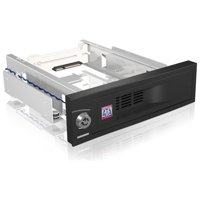 Icy Box IB-168SK-B Casseto Trayless SATA 3.5 pollici Nero
