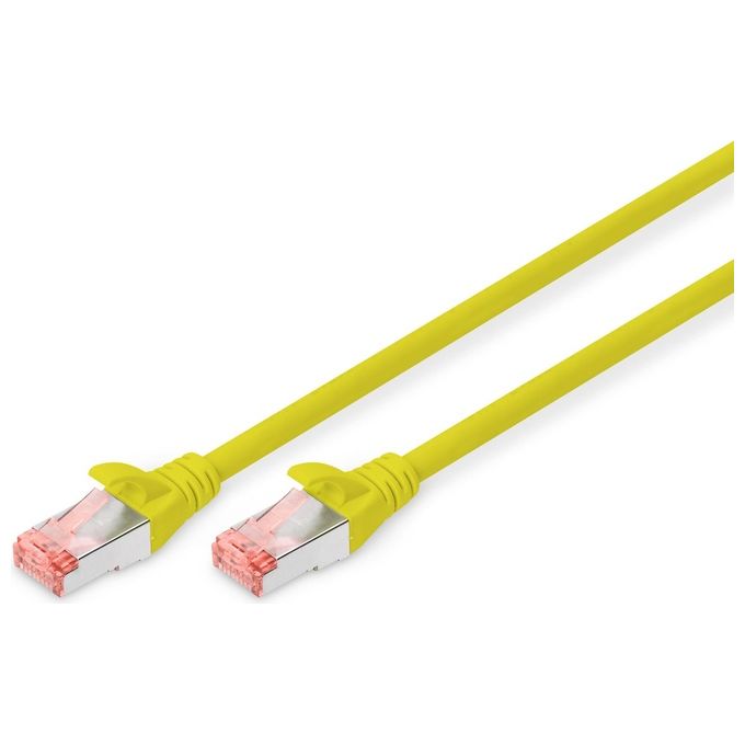 Digitus cavo rete s-ftp cat.6 doppia schermatura ls0h colore giallo mt. 2
