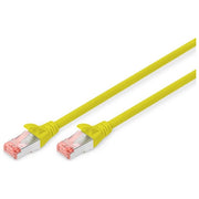 Digitus cavo rete s-ftp cat.6 doppia schermatura ls0h colore giallo mt. 0,25