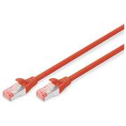 Digitus cavo rete s-ftp cat.6 doppia schermatura ls0h colore rosso mt. 2