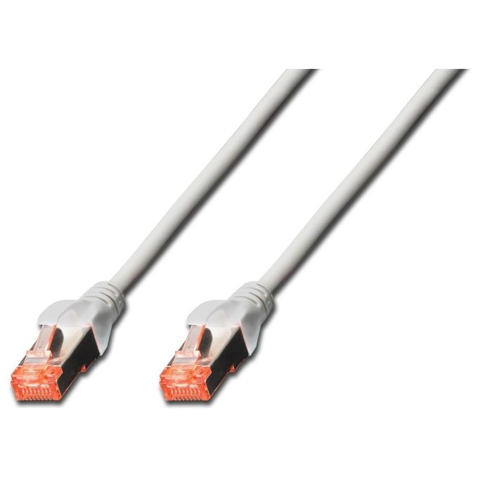 Digitus cavo rete s-ftp cat.6 doppia schermatura ls0h colore grigio mt. 1,5