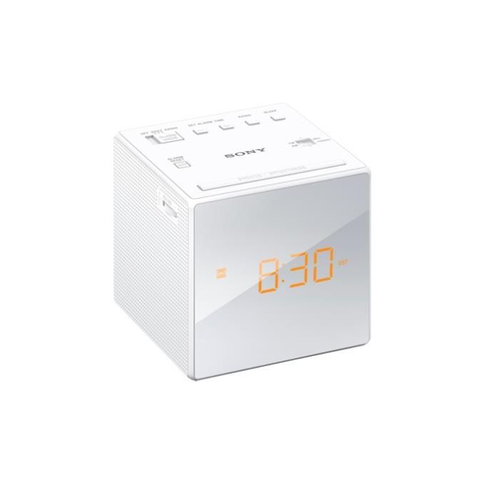 Sony Radiosveglia Fm Snooze Buzz Bianco