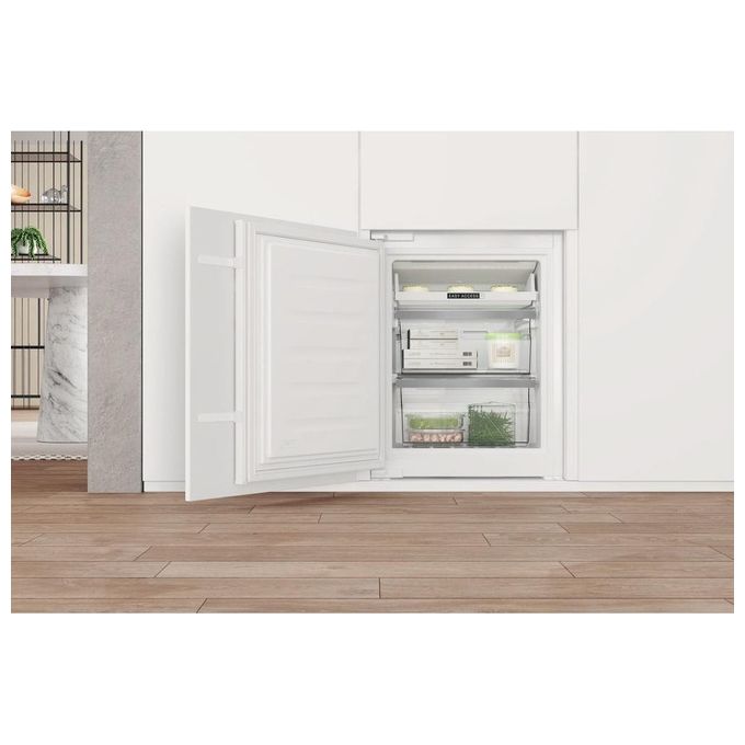 Whirlpool WHC18T573 Frigorifero Combinato da Incasso 250 L 177 cm Classe D Total No Frost 32 dB 6° Senso colore Bianco