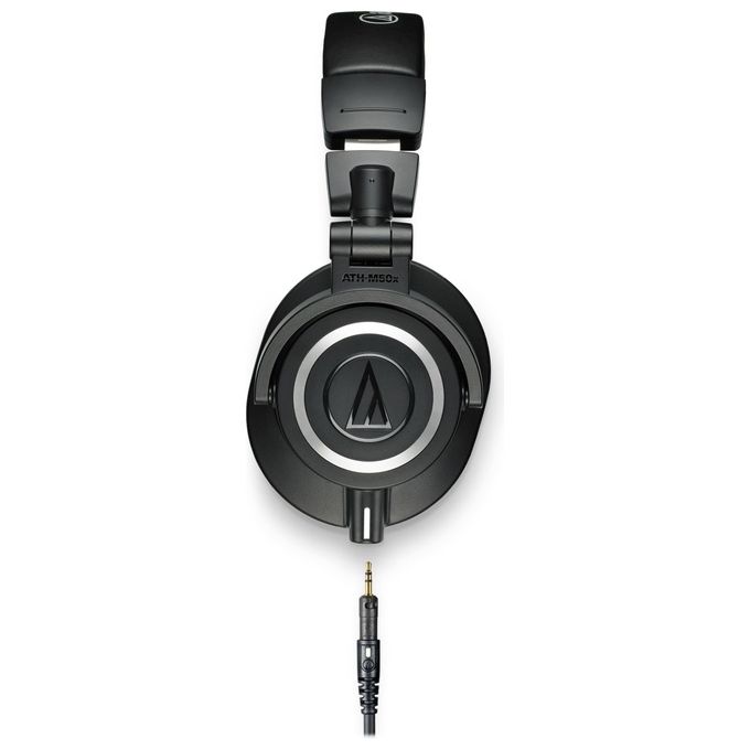 Audio-Technica ATH-M50X Cuffie a Padiglione Over-ear Chiuse da Studio Driver 45mm Impedenza 38 ohm colore Nero