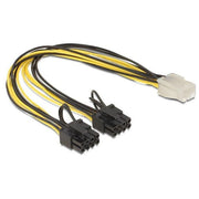 DeLock Cavo Alimentazione Pci Express 6 Poli 2 x 8 Poli Maschio