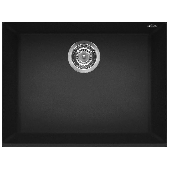 ELLECI LGQ11040BSO Quadra 110 Lavello Granitek 1 Vasca 58 cm Nero