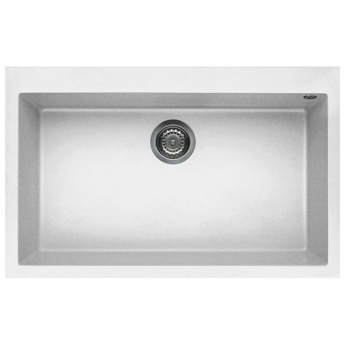 Elleci LGQ13068 Quadra 130 Lavello Granitek 1 Vasca 79 cm Titanio