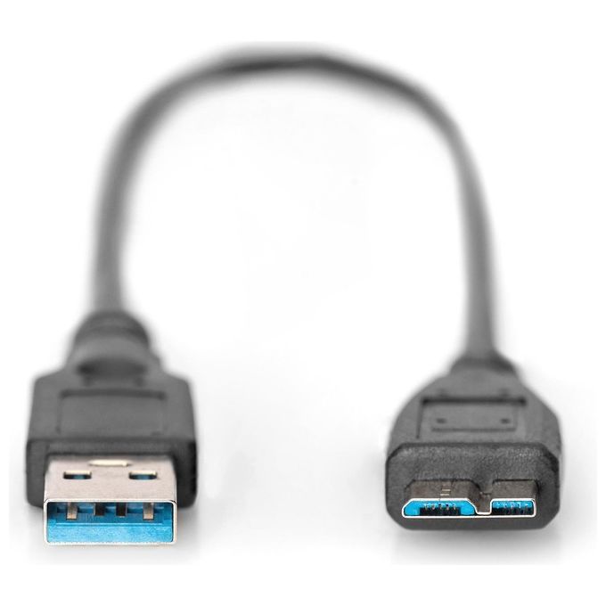 Digitus Cavo Usb 3.0 Connettori Usb A - Micro Usb ''b'' - Lunghezza Mt. 0,25