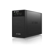 Icy Box IB-RD3620SU3 Box 2-bay 3.5 pollici JBOD con USB 3.0-eSATA Nero