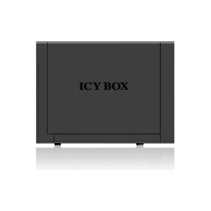Icy Box IB-RD3620SU3 Box 2-bay 3.5 pollici JBOD con USB 3.0-eSATA Nero