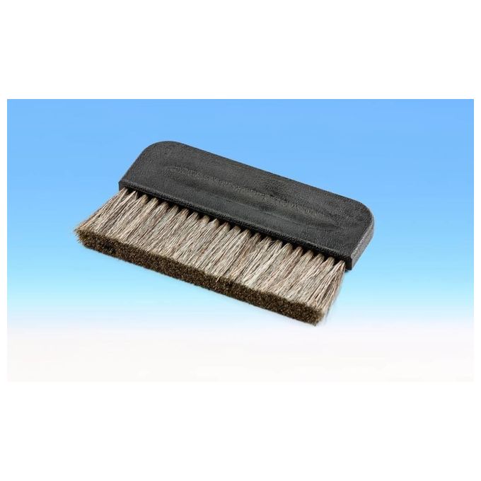 Kinetronics 700100 SW-100 Spazzola Antistatica per Pulizia Lenti e Apparecchiature Tecniche con Setole Naturali e Fibre Conduttive colore Nero Grigio