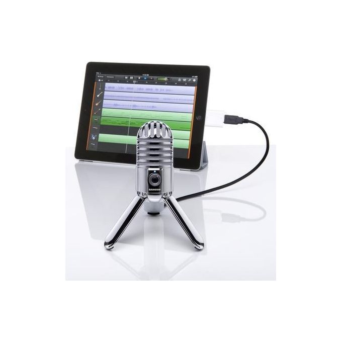 Samson SAMTR Meteor Mic Microfono a Condensatore Cardioide Usb Cromo