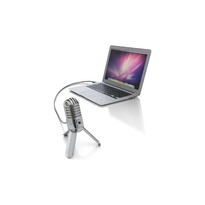 Samson SAMTR Meteor Mic Microfono a Condensatore Cardioide Usb Cromo