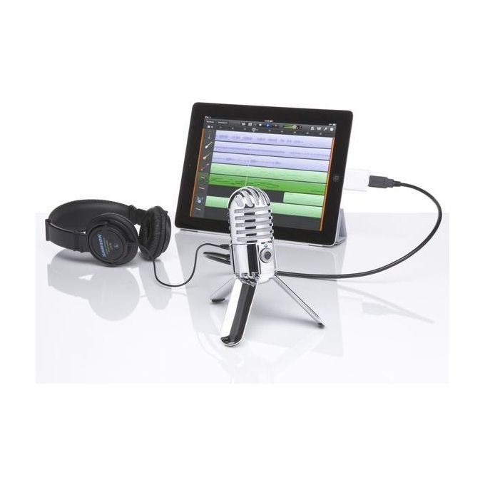 Samson SAMTR Meteor Mic Microfono a Condensatore Cardioide Usb Cromo