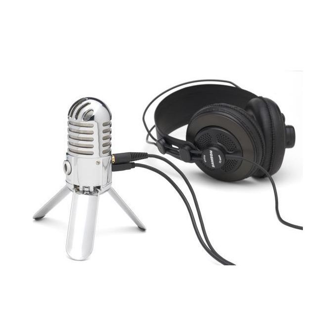 Samson SAMTR Meteor Mic Microfono a Condensatore Cardioide Usb Cromo