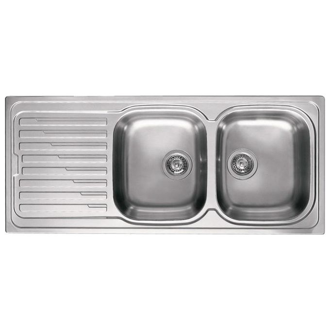 Elleci LIK500SACDX Sky 500 Lavello Inox gocciolatoio sinistro 2 Vasche 116 cm