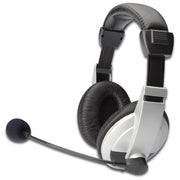 Digitus Cuffie Multimedia Con Controllo Volume, Auricolari Imbottiti, Cavo Mt. 1,8