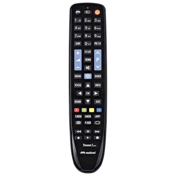 Meliconi Gumbody Personal 1 Telecomando per Tv Samsung Sostituisce Il Telecomando Originale Pronto all'Uso
