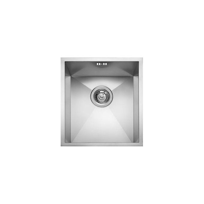 Elleci LIQ340SAC Square 340 Lavello da incasso 1 vasca in acciaio inox satinato 38x44 cm colore Inox