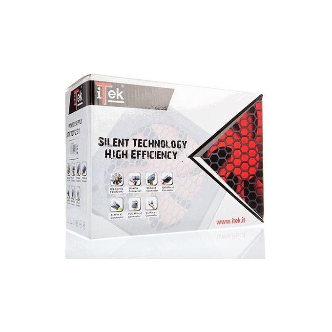 Itek Alimentatore Desert 750w 20+4p 2 Ide 4 Sata Pfc Attivo